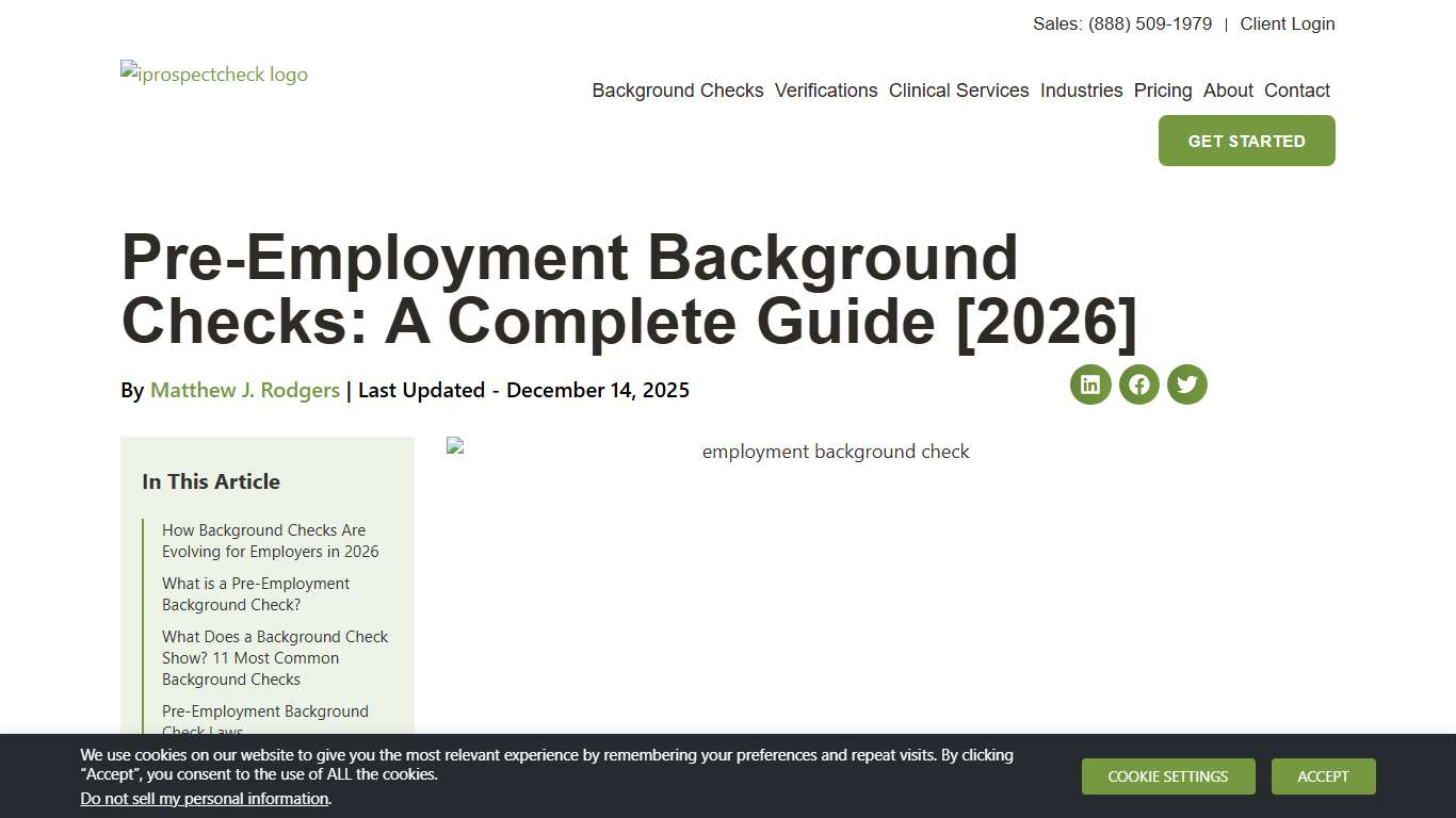 Pre-Employment Background Checks: A Complete Guide [2026]